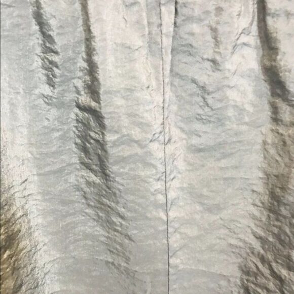 Bubble Skirt Cut Loose Iridescent Blue Metallic - Picture 4 of 7